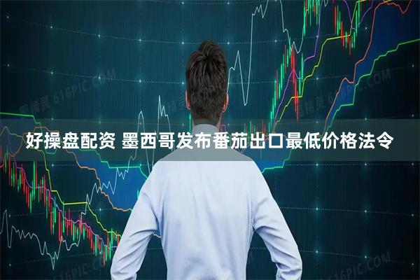好操盘配资 墨西哥发布番茄出口最低价格法令